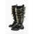 Philipp Plein 4,5Cm Studded And Buckles Lace Up Boots Black
