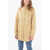 Woolrich Quilted Goldenrod Maxi Bomber Beige