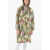 Woolrich Jungle Motif Chemung Oversized Trench With Extractable Hood Green