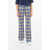 Woolrich Tartan Checked Palazzo Pants With Belt Loops Multicolor