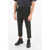 Neil Barrett Double-Pleated Loose Tapered Fit Low-Rise Pants Black