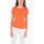 Woolrich Solid Color Crew-Neck T-Shirt Orange