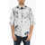 DSQUARED2 Short-Sleeved Sexy Roll Up Tie Dye Denim Shirt Multicolor