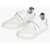 Woolrich Mesh And Leather Jogger Low-Top Sneakers With Touch Strap Cl White