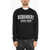 DSQUARED2 Crew Neck Cool Fit Printed Logo Sweatshirt Black