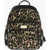 Dolce & Gabbana Outer Pocket Animal Patterned Nylon Backpack Multicolor