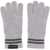 CANADA GOOSE Gloves With Stripes GREY