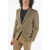 CORNELIANI Cc Collection Houndstooth Side Vents Notch Lapel Reset 2-But Beige