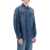 Alexander McQueen Denim Shirt Featuring Harness Stitching BLUE WASHED