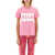 MSGM Box Logo T-Shirt ROSA