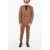 CORNELIANI Cc Collection Side Vents Peak Lapel Double Breasted Suit Brown