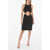 Bottega Veneta Mini Dress With Cut Out Detail With Laces Black