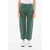 Kenzo High-Waisted Denim Pants With Bandana Print 18Cm Green