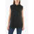 Woolrich Sleeveless Shirt With Double Breast Pocket Black