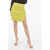 Bottega Veneta Chenille High-Waisted Mini Skirt Yellow