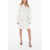 Bottega Veneta Snap Button Compact Shirt Dress White