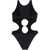 Versace Jellyfish One-Piece Swimsuit BLACK