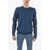 Woolrich Cotton Crew-Neck Sweater Blue