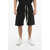 Woolrich 3 Pockets Sweat Shorts With Contrasting Laces Black