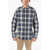 DSQUARED2 Tartan Check Pattern Shirt With Flap Pocket Blue