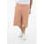424 4 Pockets Maxi Shorts With Belt Loops Pink