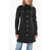 Bottega Veneta Pointed Collar Strecth Wool Minidress With Shoulder Flashes Black