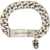 Alexander McQueen Skull Chain Bracelet SILVER