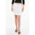 Bottega Veneta Check Patterned Bodycon Miniskirt White