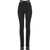 ANDREADAMO Ribbed Trousers With Cut Out Belt BLACK