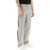 ANDERSSON BELL Geometric Jacquard Pants With Side Opening BEIGE