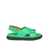 Marni fussbett sandal in green leather Green