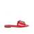 Dolce & Gabbana Dolce & gabbaba slide in patent leather with logo Red
