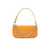 BY FAR BY FAR MINI RACHEL ORANGE CROCO LEATHER HANDBAG Orange