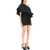 ROTATE Birger Christensen 'Taft' One-Shoulder Mini Dress BLACK