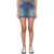 AMI Paris Mini Skirt BLUE
