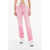 ETRO Straight-Leg Denims With Iconic Paisley Motif 18Cm Pink