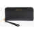 Michael Kors Michael Textured Leather Travel Continental Wallet Black