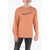 Diesel Red Tag Long Sleeve Crew-Neck T-Just-Ls-Ind T-Shirt Orange