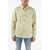 Diesel Cotton Double Breast Pockets S-Roow Overshirt Beige