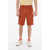Diesel Cotton P-Cor Cargo Shorts With Belt Loops Brown