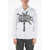Comme des Garçons Shirt Brushed Cotton Sweatshirt With Hood And Zip Closure White