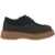 Hogan Fabric Lace-Up Shoes BLACK