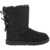 UGG Girls Suede Ankle Boots BLACK