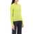 Vivienne Westwood Orb Embroidery Sweater NEON YELLOW