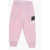 Nike Fleeced-Cotton 2 Pockets Joggers With Drawstring At The Wais Pink