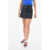 Diesel 4 Pockets O-Lorena Mini Skirt With Front Buttoning Blue