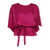 P.A.R.O.S.H. Belted blouse Fuchsia