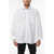 Raf Simons Over-Sized Business Shirt With Chest Pocket And Embroidered White