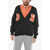 Off-White Cotton Blend Ow Patch Cardigan Black