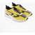 Diesel Contrasting Sole Two-Tone Mesh And Faux Leather S-Serendipit Yellow